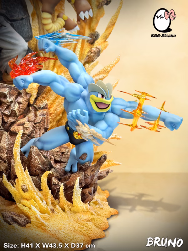 Pokemon EGG Studio Bruno Resin Statue 3