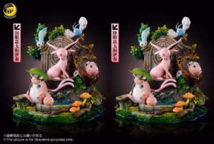 Pokemon Moon Shadow Studio Espeon Family Resin Statue