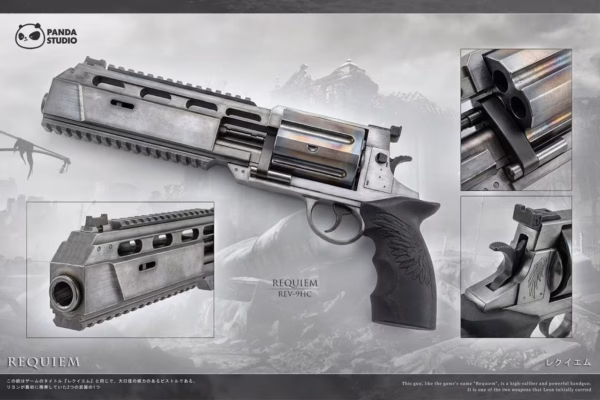 Resident Evil Panda Studio Requiem Revolver Requiem x Tactical handaxe Resin Statue 2