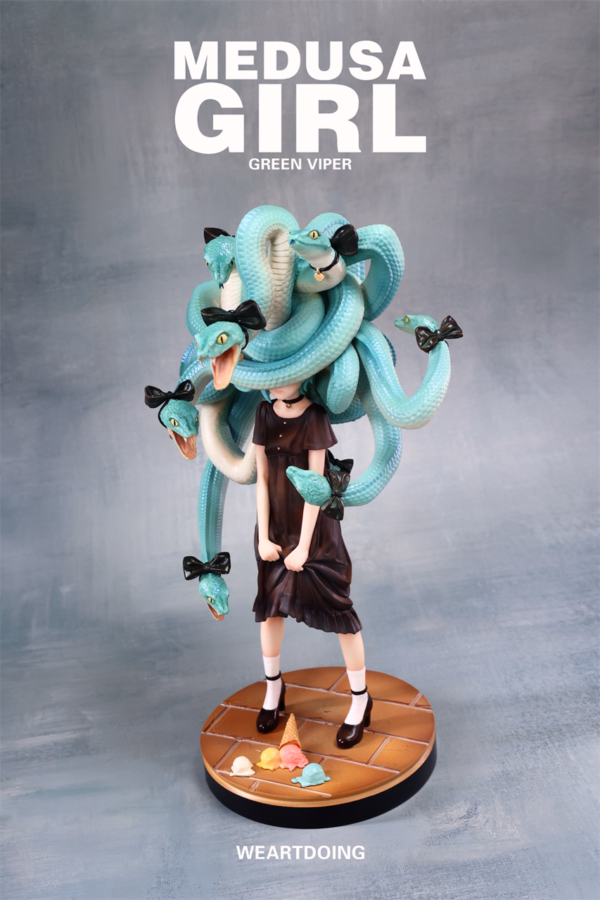 WeArtDoing Studio Medusa Girl Resin Statue 3