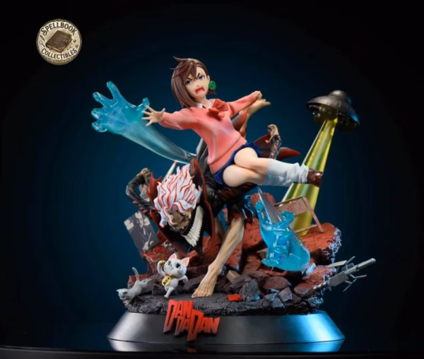 Dandadan Spellbook Collectibles Momo Ayase X Okarun Resin Statue 1