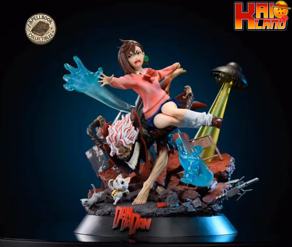 Dandadan Spellbook Collectibles Momo Ayase X Okarun Resin Statue