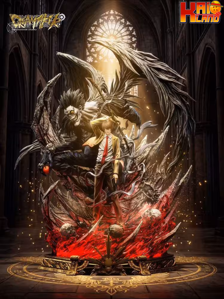 Death Note Dreammaker Studio Light Yagami X Ryuk Resin Statue