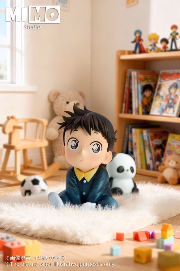 Detective Conan Mimo Studio Shinichi Kudo x Mouri Ran Childhood Resin Statue 2