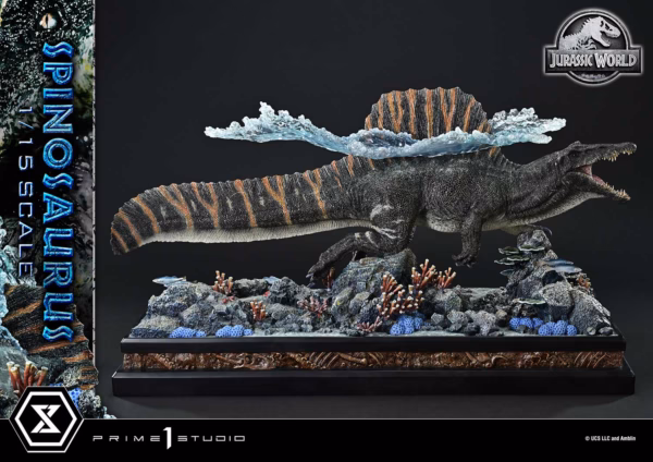 Jurassic World Rebirth Prime 1 Studio Spinosaurus Licensed Resin Statue 5