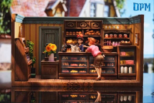 Kikis Delivery Service OPM Studio The Bakery Scene Resin Statue 1