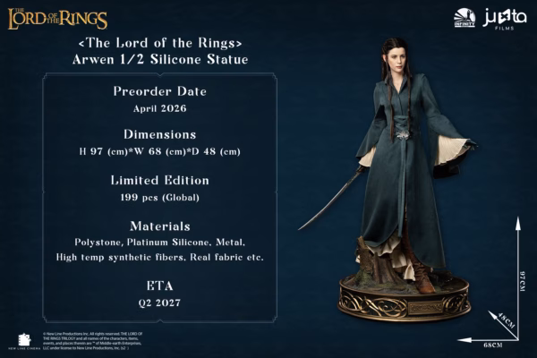 Lord Of The Rings Infinity Studio Arwen Chase Dress Licensed 1