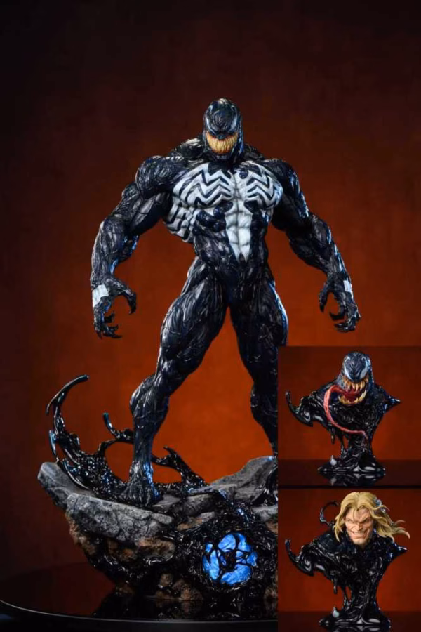 Marvel Haozi Studio Venom Eddie Brock Resin Statue 1