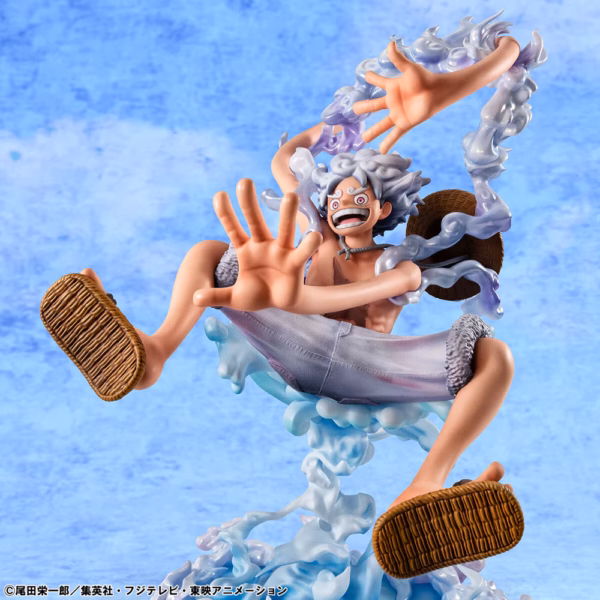 One Piece Megahouse POP Evolutionary History Monkey D Luffy Gear 5 PVC 6