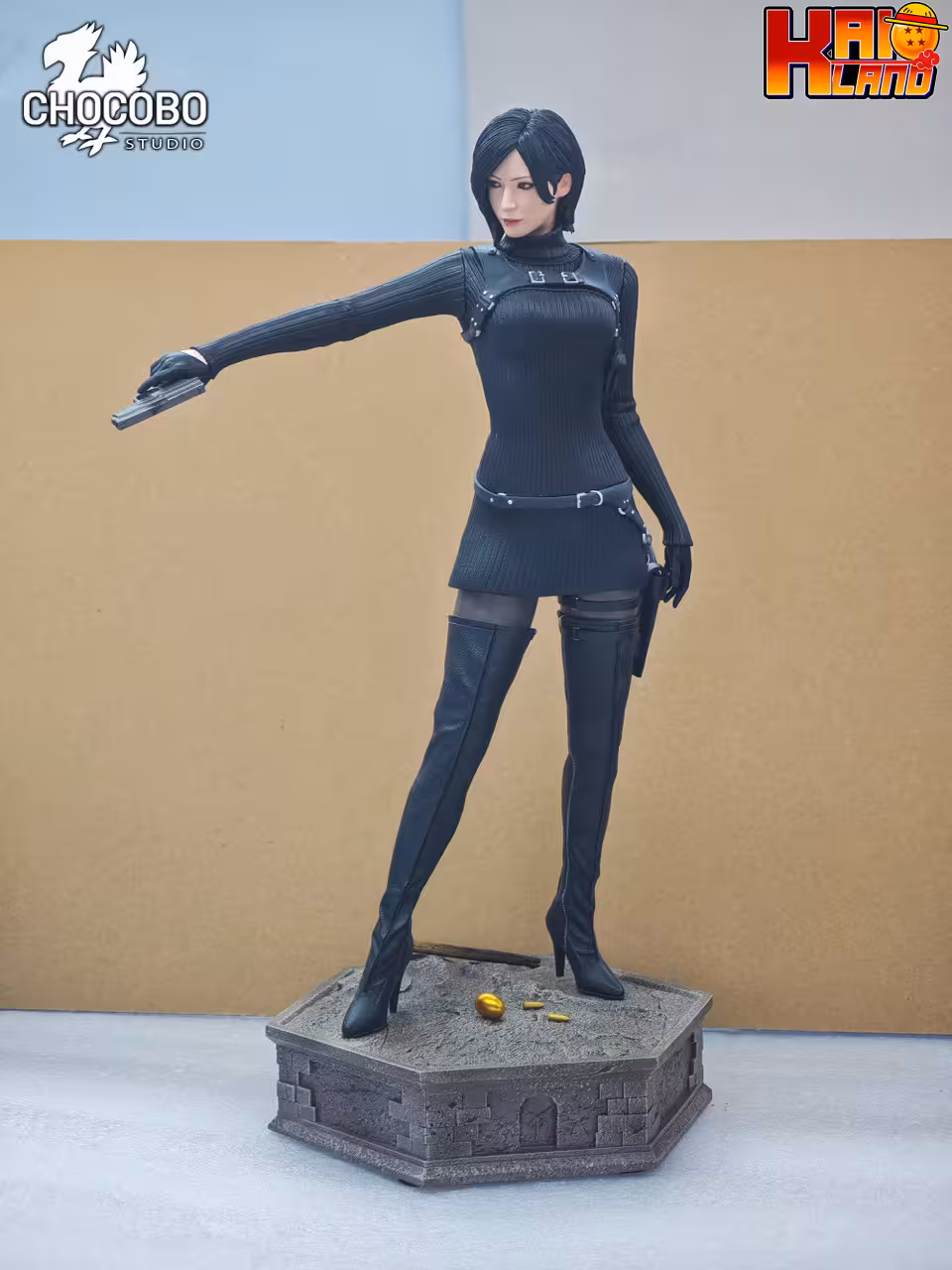 Resident Evil 4 Chocobo Studio Ada Wong black outfit Resin Statue