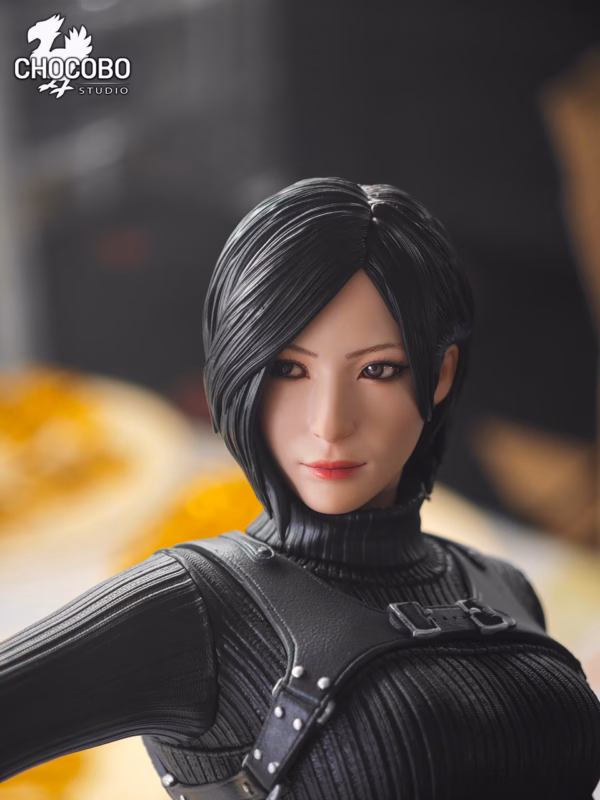 Resident Evil 4 Chocobo Studio Ada Wong black outfit Resin Statue 2