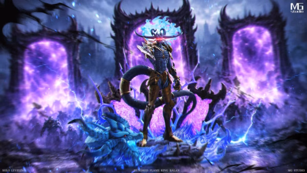 Solo Leveling MG Studio Monarch of Flames Baran Resin Statue 1