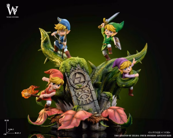 The Legend of Zelda Wake Studio Four Swords Adventures Link Resin Statue 1