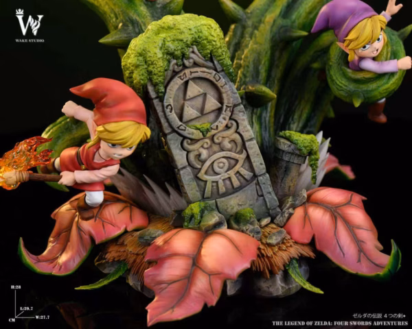 The Legend of Zelda Wake Studio Four Swords Adventures Link Resin Statue 5