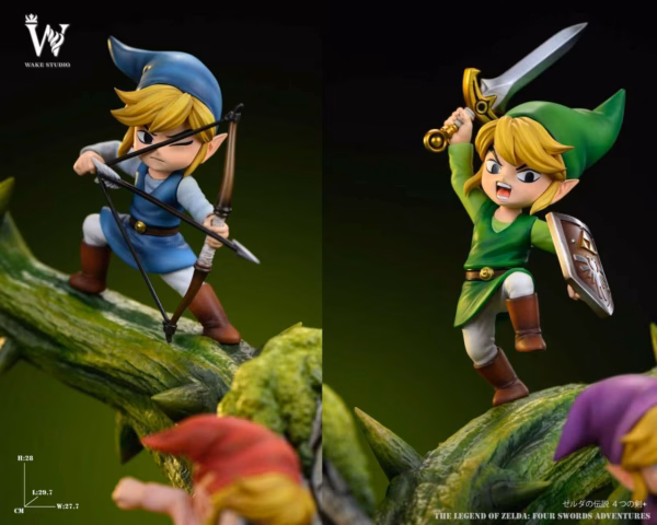 The Legend of Zelda Wake Studio Four Swords Adventures Link Resin Statue 6