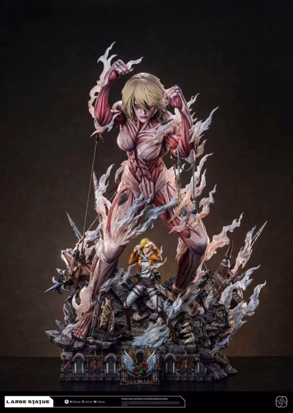 Attack On Titan Hertz Studio Annie Leonhart x Female Titan Resin Statue 1