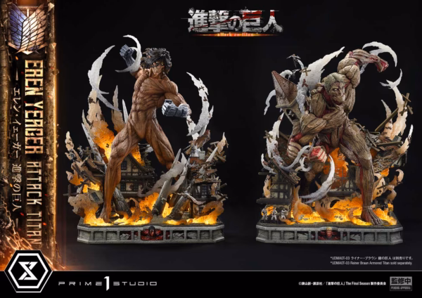 Attack On Titan Prime 1 Studio Reiner Braun Licensed Resin Statue 2 1