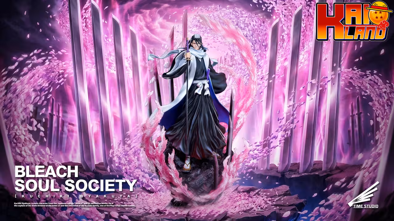 Bleach Time Studio Kuchiki Byakuya Resin Statue