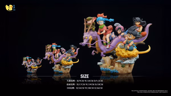 Dragon Ball DB Studio Dragon and His Little Companions Resin Statue 1