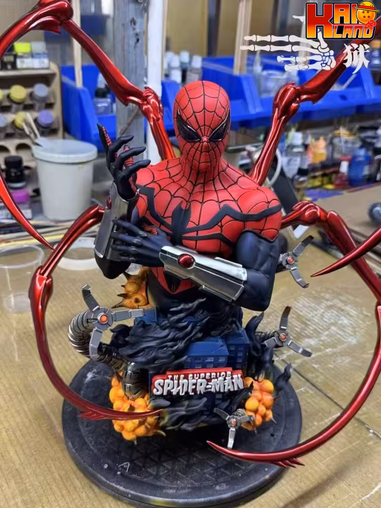 Marvel 27Abyss Studio The superior Spider Man Bust Resin Statue