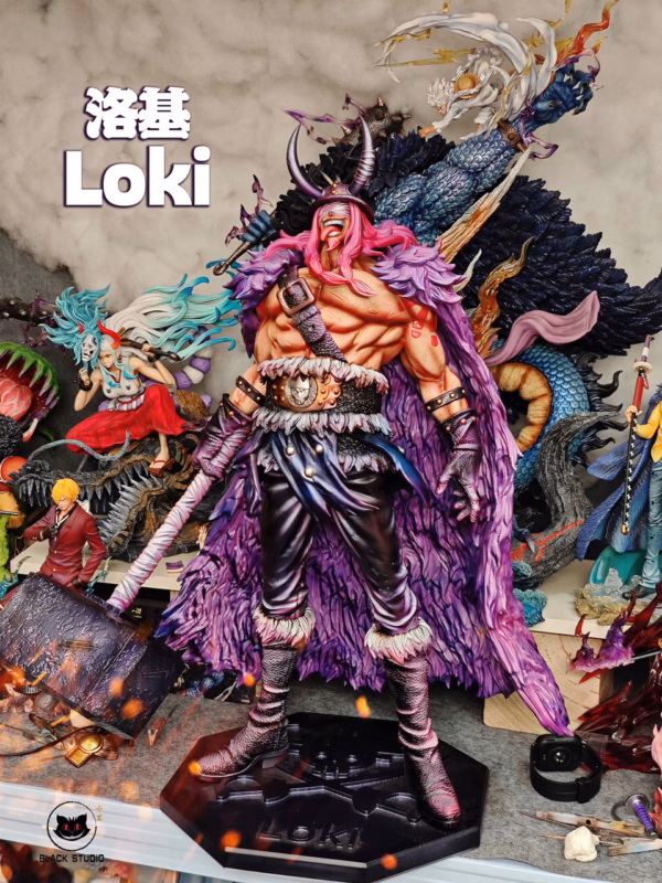 One Piece Black Studio Loki x Ragnir Resin Statue 1