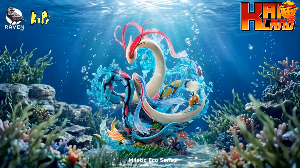 Pokemon Raven Studio X Kipi Studio Milotic Resin Statue