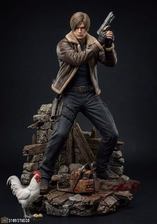 Resident Evil 3109 Studio Leon S Kennedy Resin Statue 2