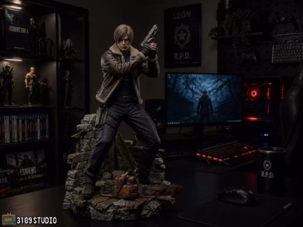 Resident Evil 3109 Studio Leon S Kennedy Resin Statue 6