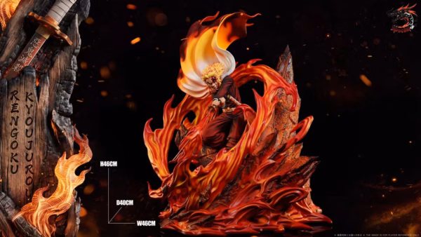 kimetsu No Yaiba Special Studio Kyojuro Rengoku Resin Statue 1