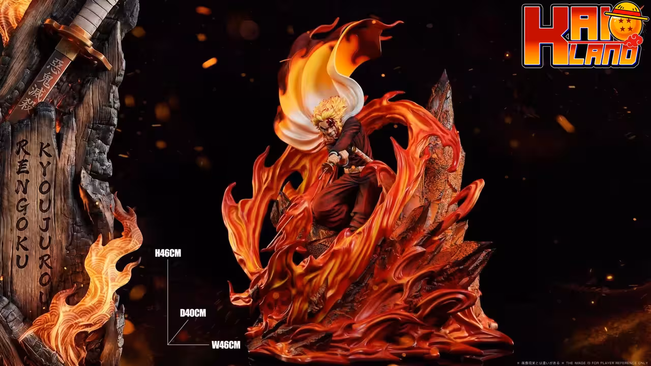 kimetsu No Yaiba Special Studio Kyojuro Rengoku Resin Statue