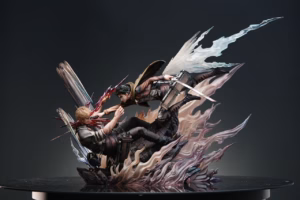Attack on Titan Sure Studio Levi vs Reiner Resin Statue