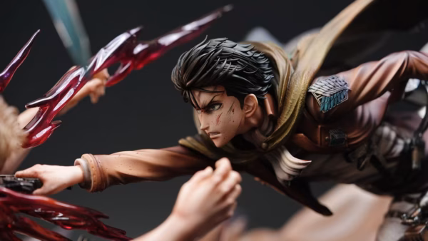 Attack on Titan Sure Studio Levi vs Reiner Resin Statue 5