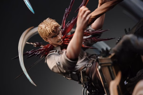 Attack on Titan Sure Studio Levi vs Reiner Resin Statue 7