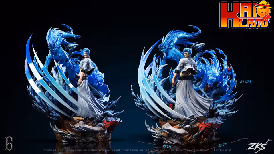 Bleach Zenkai Studio Grimmjow Jeagerjaquez Resin Statue