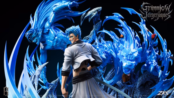 Bleach Zenkai Studio Grimmjow Jeagerjaquez Resin Statue 5