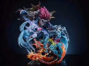 Kimetsu no Yaiba Hertz Studio Tanjiro Kamado X Akaza X Giyu Tomioka Resin Statue