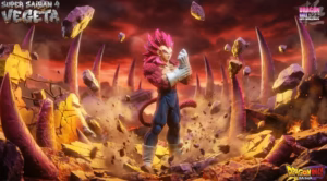 Dragon Ball XG Studio Vegeta SSJ4 Resin Statue