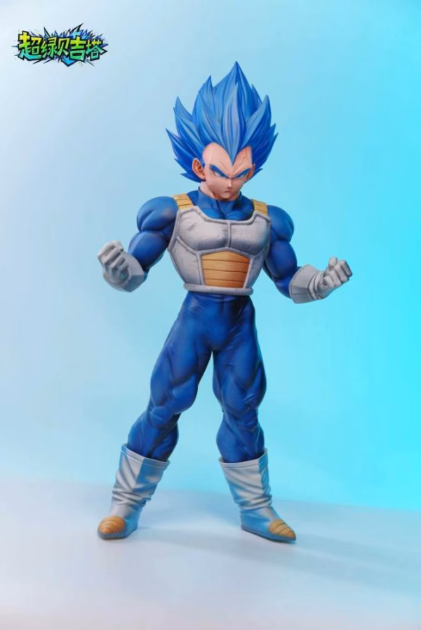 Dragon Ball WJT Studio SSJ Blue Vegeta Resin Statue 4
