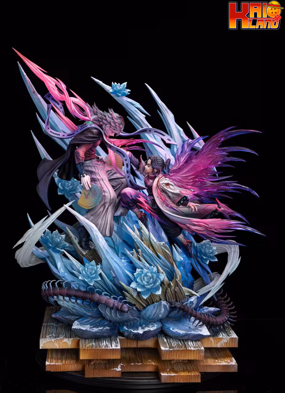 Kimetsu no Yaiba Lei Hao Ke Yu Studio Shinobu Kocho Vs Douma Resin Statue