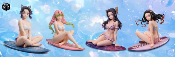 Kimetsu no Yaiba YI Studio Swimsuit Kochou Kanae Resin Statue 4