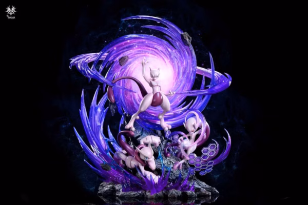 Pokemon Phoenix Studio Mewtwo Resin Statue 1