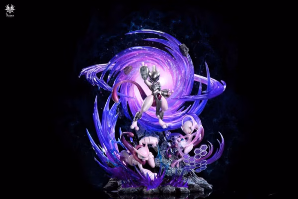 Pokemon Phoenix Studio Mewtwo Resin Statue 2