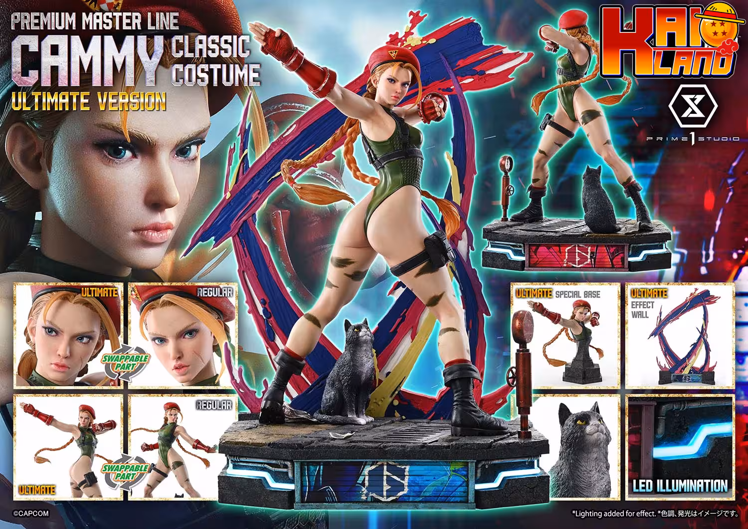 Street Fighter 6 Prime 1 Studio Cammy Licensed Resin Statue